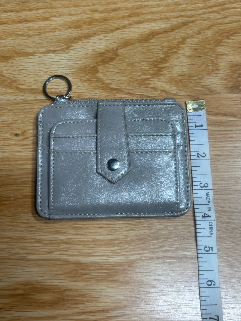 NWT Metropolitan Capri Grey ID Credit Card Wallet